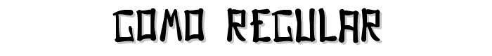 Gomo Regular font